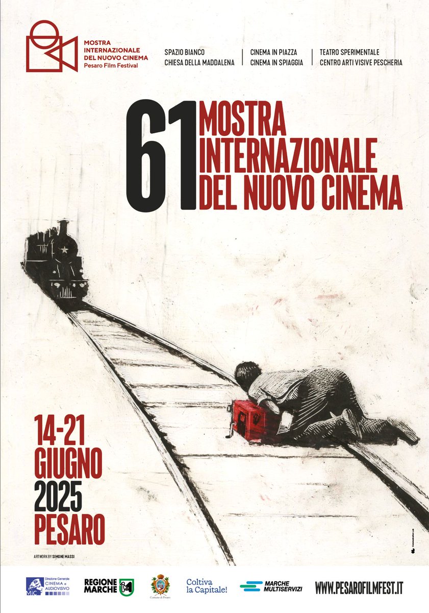 Il manifesto della 61 edizione della Mostra Internazionale del Nuovo Cinema è firmato da Simone Massi