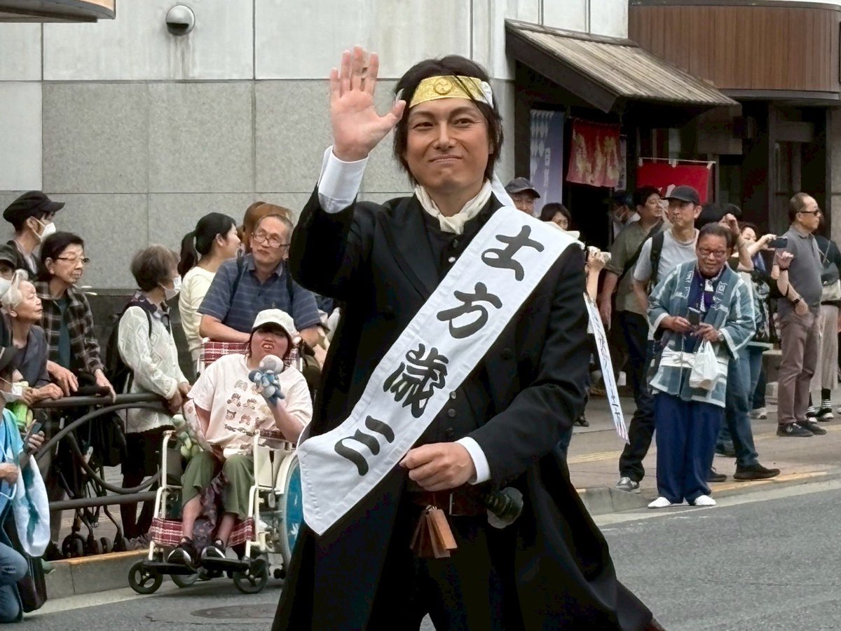 バラガッキー(ひらの)@第29回ひの新選組まつり谷三十郎 tweet media