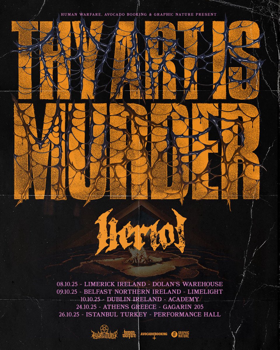 Autumn 2025 with <a href="/thyartismurder/">Thy Art Is Murder</a> 

Tickets go on sale this Friday at 11am CET
