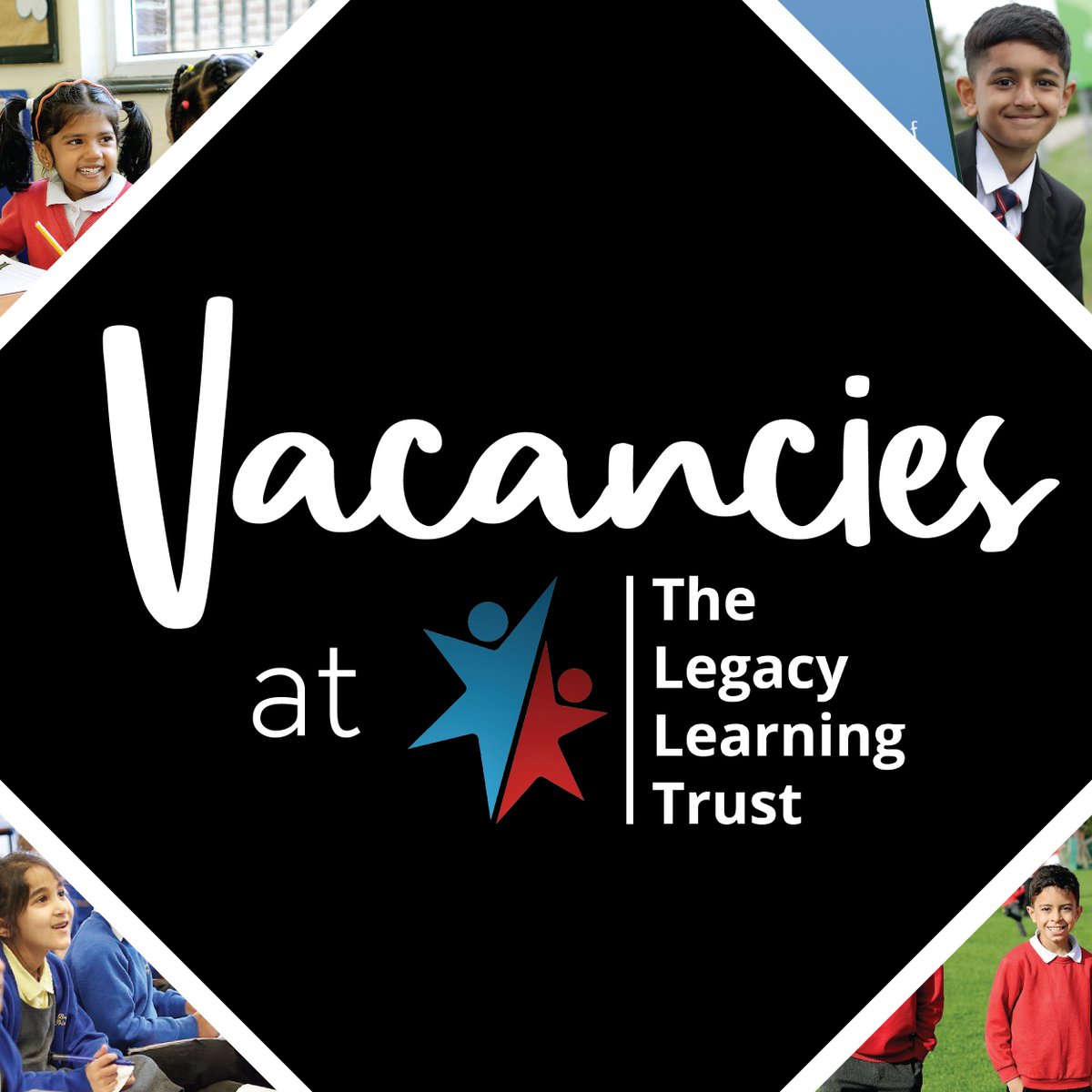 ✨ Vacancies at The Legacy Learning Trust ✨

Take a look at some of the vacancies we have on offer across TLLT 👇 

➡️ Classroom Teacher (Primary)
➡️ Humanities Teacher
➡️ Teaching Assistant (Primary) x2
➡️ Procurement Assistant

Find out more 👉 thelegacylearningtrust.org.uk/current-career…
