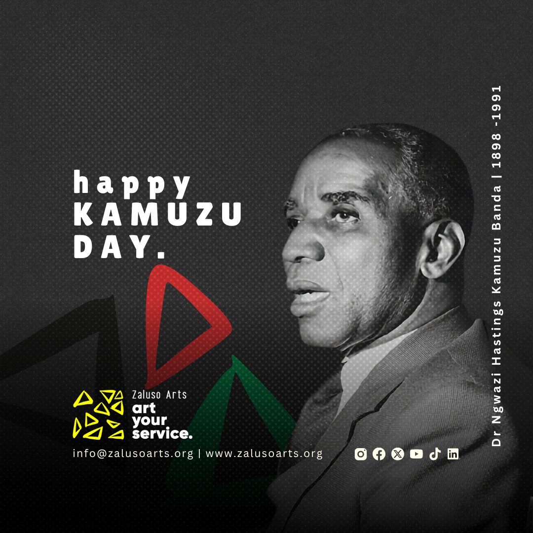 Honoring the legacy of Dr. Hastings Kamuzu Banda — the visionary who laid the foundation of our nation.
#kamuzuday #kamuzuday2025 #zalusoarts