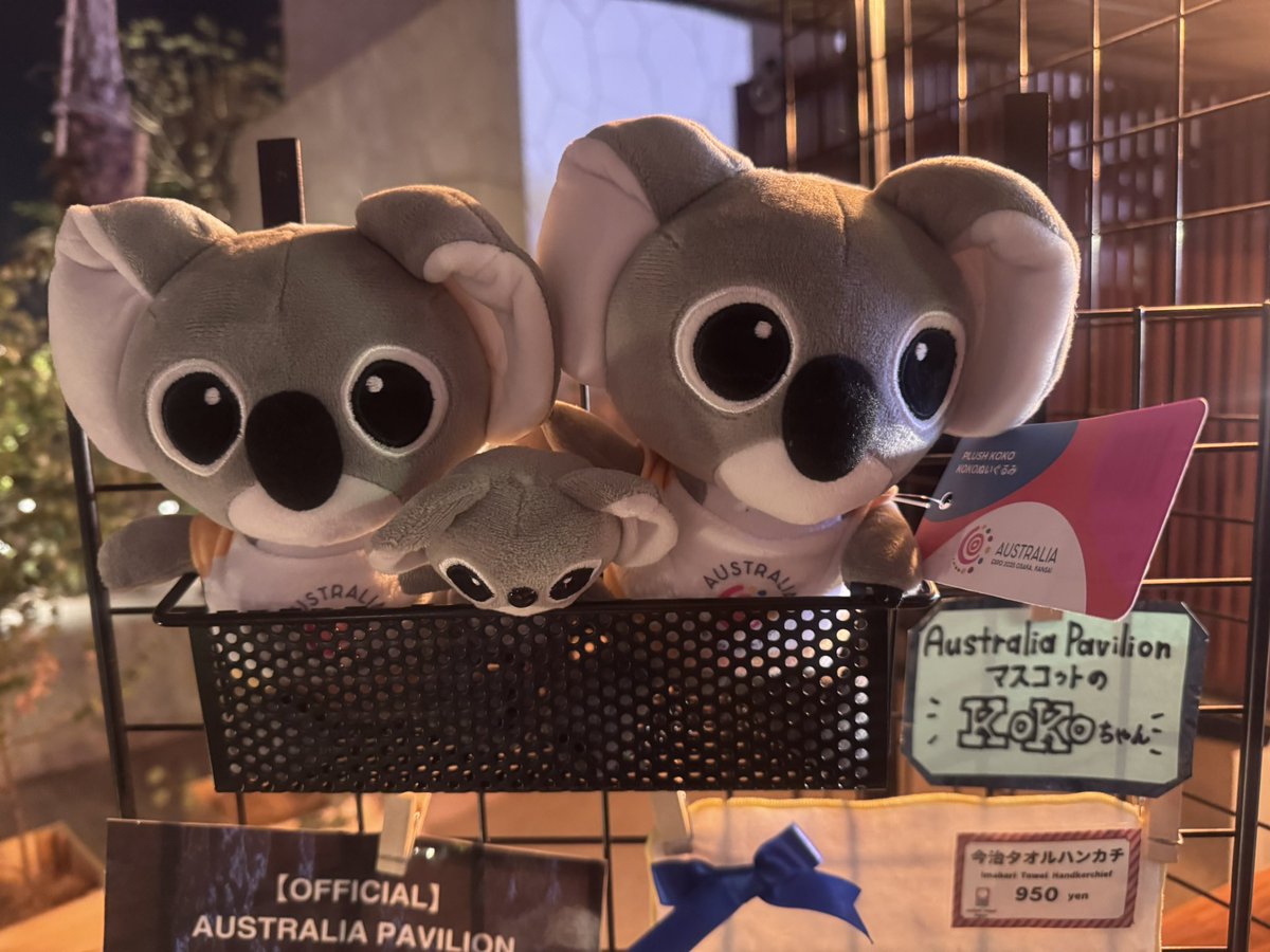 どうでもいいけど、昨日みたらオーストラリアパビリオンのキャラクター