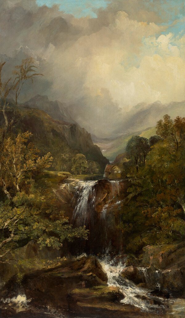 The smell of wet dirt 
conquers my senses 
I have no choice but to surrender 
On my knees on dead leaves 
tears cried from ancient trees
I destined my destiny 

A hiraeth of where 
I have never been 

#vss365 #Hiraeth

🎨 Horatio McCulloch (1805 - 1867)
