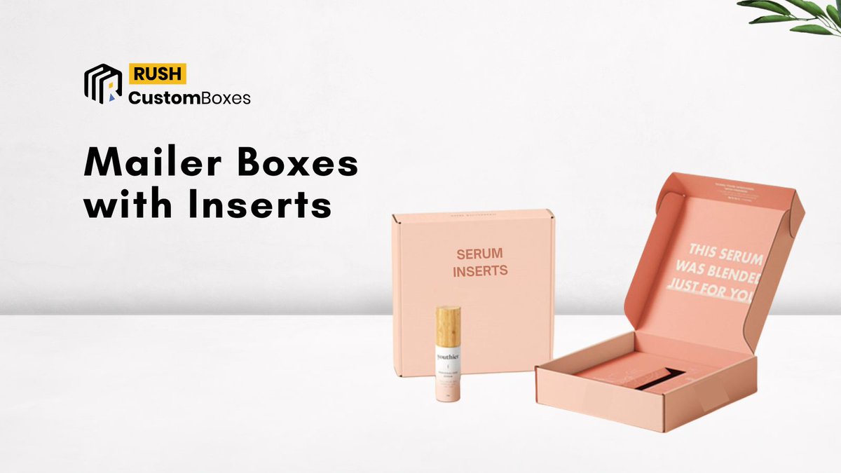 Rushcustomboxuk's tweet image. Protect your products with mailer boxes that come with inserts. No more loose items or damaged goods—just secure, clean packaging your customers will love.

 #MailerBoxesWithInserts #ProductPackaging #InsertsBoxes #ProductProtection #PackagingUK #CustomDesigns