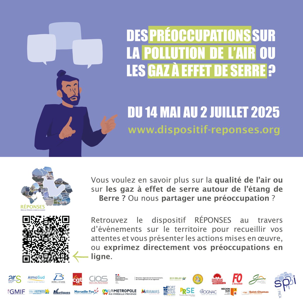 SPPPI PACA (@spppipaca) on Twitter photo #RÉPONSES : Consultation citoyenne autour de l'étang de Berre sur le #pollution #air et #GES
💻dispositif-reponses.org/actualites/le-…
<a href="/AtmoSud/">AtmoSud</a> <a href="/Vitrolles_13/">Vitrolles</a> <a href="/villeistres/">Ville d'Istres</a> @SaussetlesPins
<a href="/VilleMiramas/">Ville de Miramas</a> <a href="/VilleDeRognac/">Ville de Rognac</a> <a href="/VilleStChamas/">Ville de Saint-Chamas</a> <a href="/FNEPACA/">📦🦋 FNE Provence-Alpes-côte d'Azur</a> <a href="/ARSPaca/">ARS Paca</a> <a href="/UPE13_/">Upe 13</a> @cerege_officiel
<a href="/GMIF13/">Groupement Maritime et Industriel de Fos et Région</a> <a href="/AMPMetropole/">Métropole Aix-Marseille-Provence</a> #RÉPONSES : Consultation citoyenne autour de l'étang de Berre sur le #pollution #air et #GES
💻dispositif-reponses.org/actualites/le-…
<a href="/AtmoSud/">AtmoSud</a> <a href="/Vitrolles_13/">Vitrolles</a> <a href="/villeistres/">Ville d'Istres</a> @SaussetlesPins
<a href="/VilleMiramas/">Ville de Miramas</a> <a href="/VilleDeRognac/">Ville de Rognac</a> <a href="/VilleStChamas/">Ville de Saint-Chamas</a> <a href="/FNEPACA/">📦🦋 FNE Provence-Alpes-côte d'Azur</a> <a href="/ARSPaca/">ARS Paca</a> <a href="/UPE13_/">Upe 13</a> @cerege_officiel
<a href="/GMIF13/">Groupement Maritime et Industriel de Fos et Région</a> <a href="/AMPMetropole/">Métropole Aix-Marseille-Provence</a>