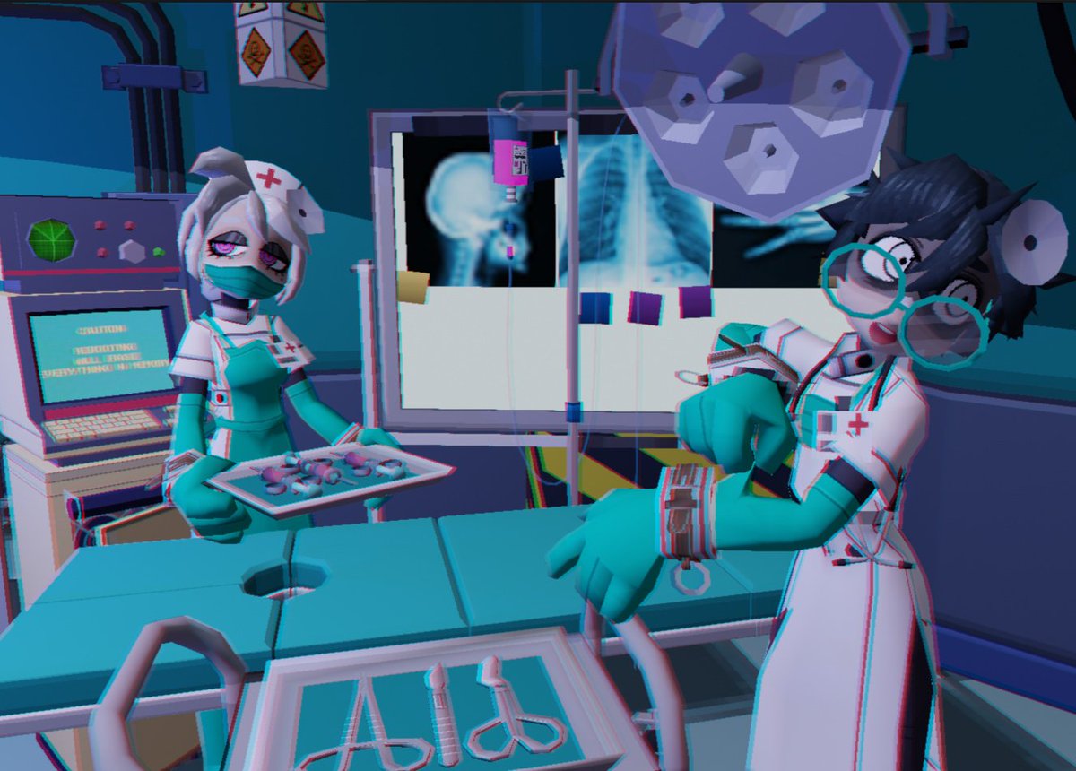 people say they got voices in there heads,but after all this time i still havent found any. #PSX #lowpolly #clinic #weirdcore #dreamcore #liminalcore #blender #3d #wip #Liminalclinic #Medical #nurse #ocart #doctor