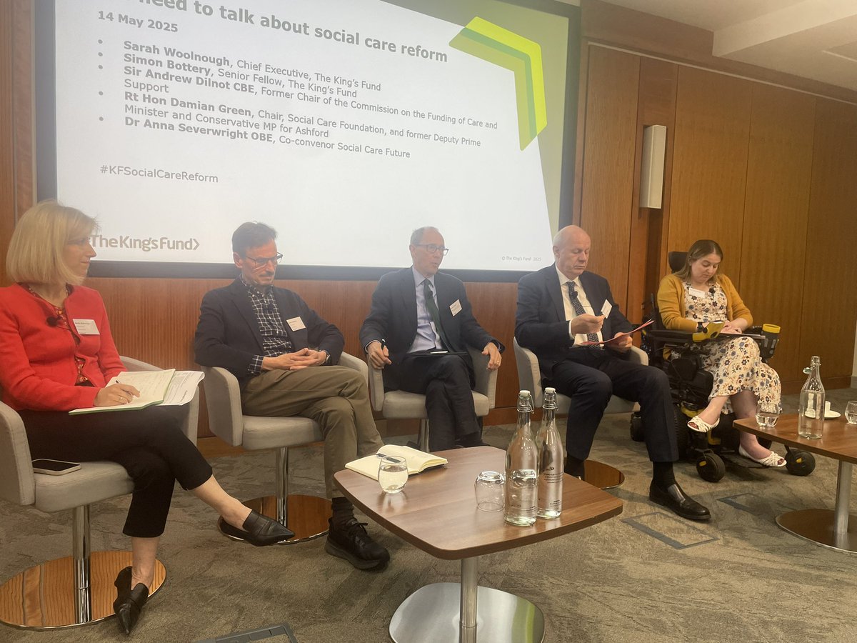 Sara Hazzard (She/Her) (@shazzard) on Twitter photo Breakfast with Sarah Woolnough at the Kingsfund #KFSocialCareReform with former deputy PM and social care advocate Damian Green MP and panel. mSat next to Polly Toynbee and had a good catch up with the President of The British Geriatric Society. <a href="/JKDhesi/">Jugdeep Dhesi</a> Breakfast with Sarah Woolnough at the Kingsfund #KFSocialCareReform with former deputy PM and social care advocate Damian Green MP and panel. mSat next to Polly Toynbee and had a good catch up with the President of The British Geriatric Society. <a href="/JKDhesi/">Jugdeep Dhesi</a>