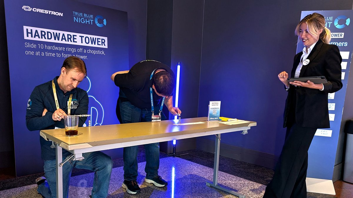 proAVlimited's tweet image. Day 1 at @Crestron Masters
Hands-on with the latest in workplace tech—from AI camera automation to smart desk booking. Crestron continues to lead with its focus on Content, Collaboration and Control.
We’re looking forward to Day 2!
#AVTweeps #CrestronMasters