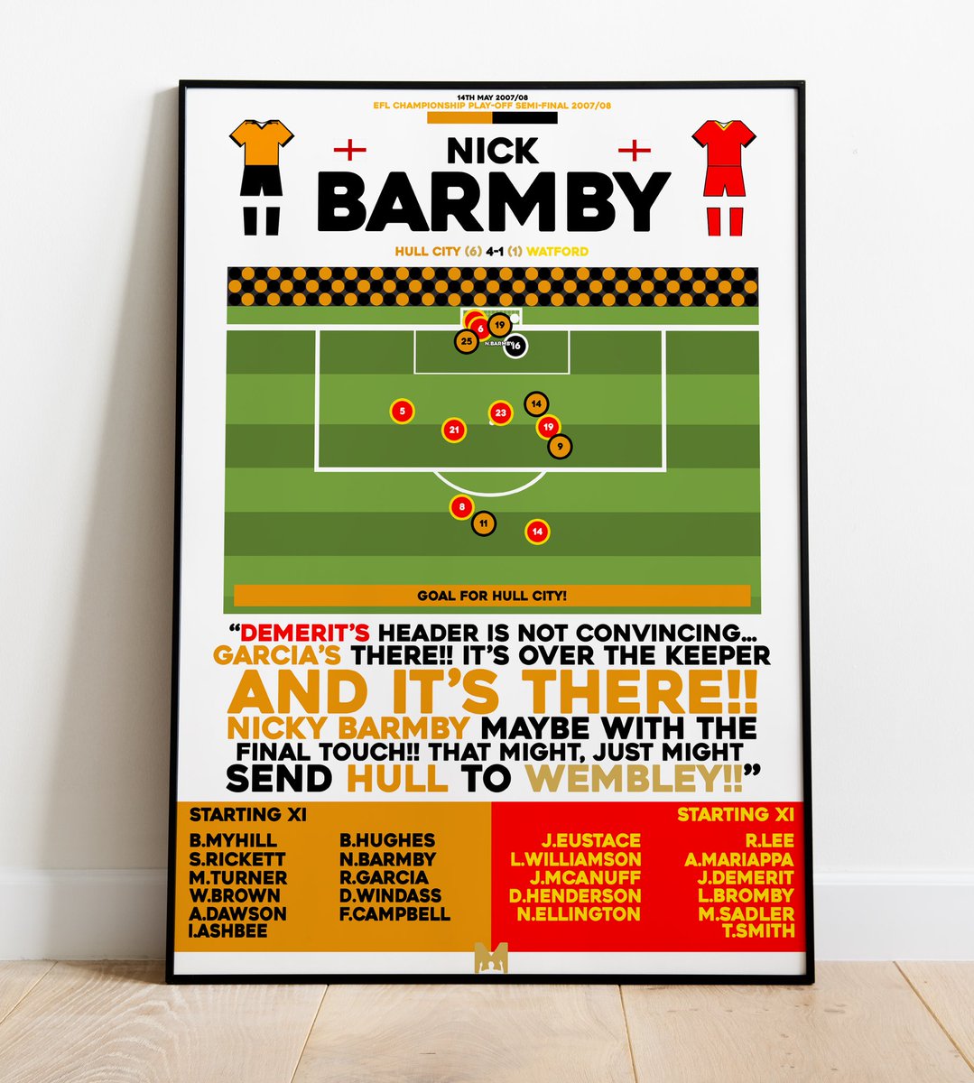 📅ON THIS DAY📅

Nick Barmby v Watford🏴󠁧󠁢󠁥󠁮󠁧󠁿

CODE: ‘HCAFC’ for 15% OFF All Items✅

➡️ mezzaladesigns.co.uk/collections/hu…

#HCAFC <a href="/TigerTubePlayer/">TigerTube</a> <a href="/Hull_and_Back/">To Hull & Back Podcast</a>