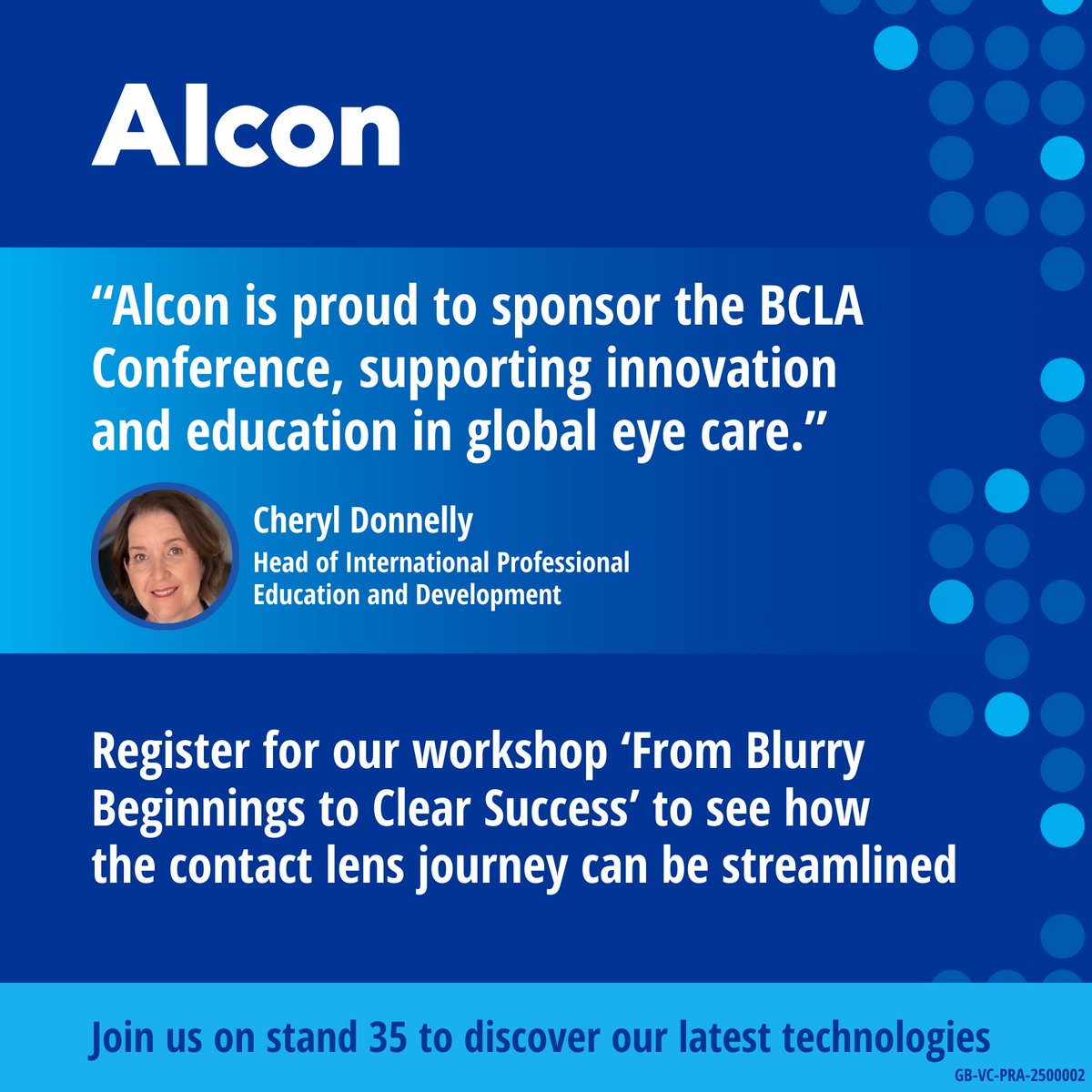 Among the highlights of a packed programme at this year’s BCLA Clinical Conference &amp; Exhibition is an Alcon workshop giving invaluable advice on streamlining the contact lens journey.
Alcon.com

#BCLA2025 #Alcon #ContactLenses #Workshop #Conference