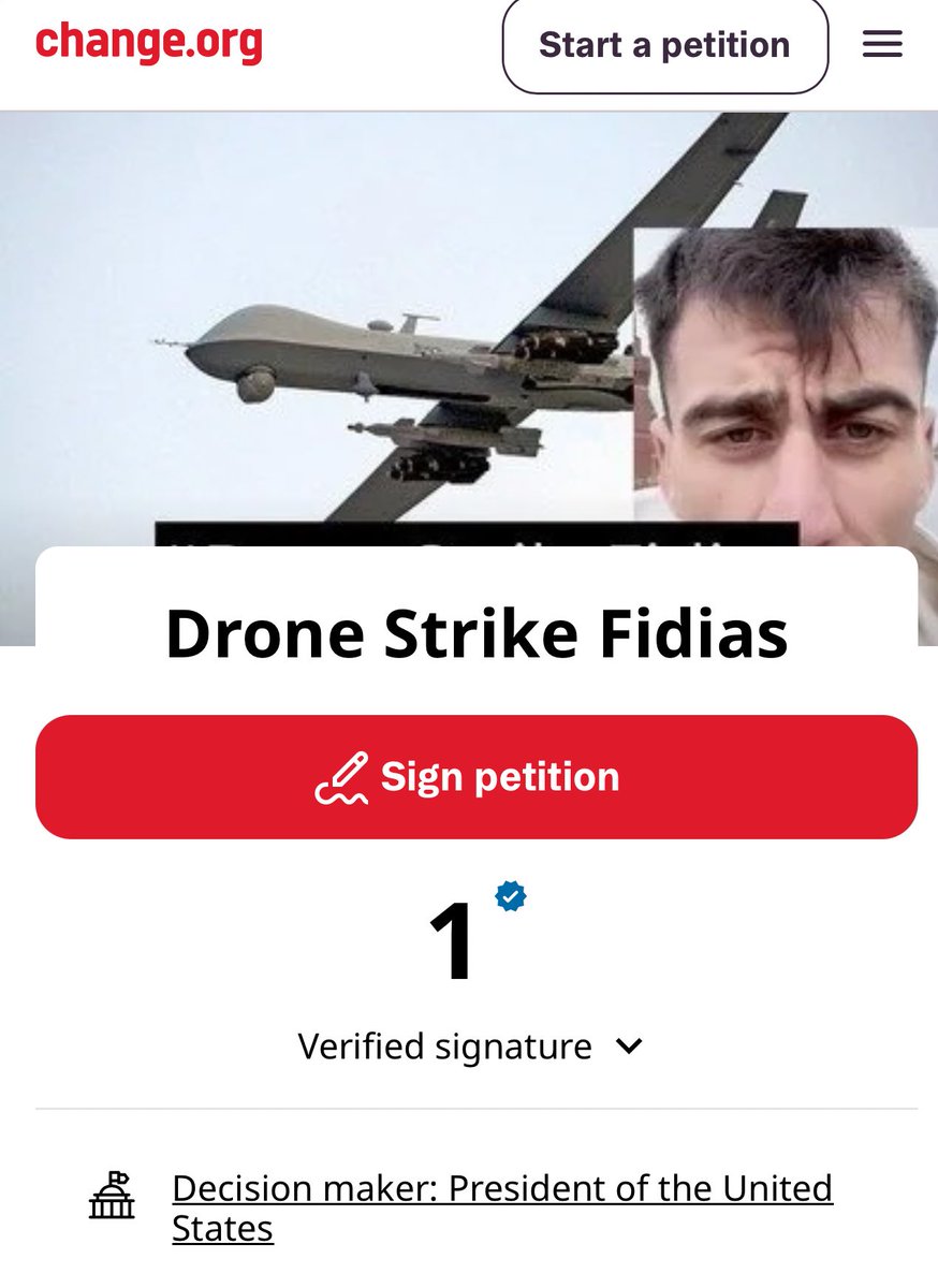 DrewPavlou's tweet image. Dear President Trump, I am a laid off steel worker from Ohio struggling with the impacts of globalism and deindustrialisation.

I humbly request that you drone strike 25 year old Greek Cypriot MEP Fidias Panayiotou in order to help me with my economic anxieties