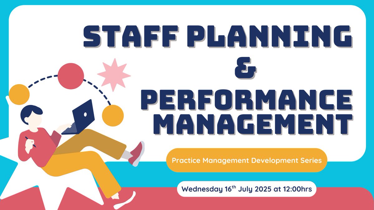 Places still available!

Lincolnshire Practice Management Development Series - Staff Planning &amp; Performance Management.
Wednesday 16th July at 12pm:

lincslmc.co.uk/product/practi…