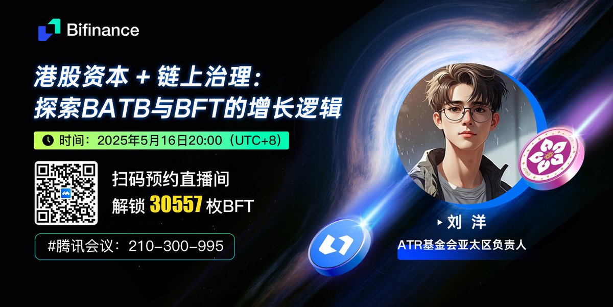 🚀#BTC 重回10萬｜#BFT 突破歷史新高｜30557枚 #BFT 豪禮大派送！
#BFT 強勢突破0.7美元，率先引爆牛市行情🔥
BiFinance推出【AMA三重福利活動】：
✅ 買 #BFT有獎
✅ 理財 #BFT拿額外獎勵
✅ 邀請好友共享$2000！

🗓活動時間：5月13日15:00 - 5月19日15:00（UTC+8）
🎧 AMA時間：5月16日