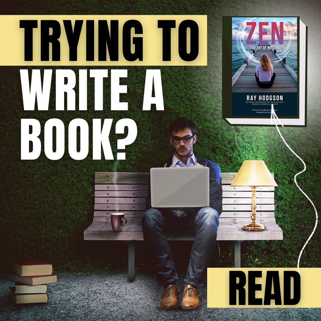 TwBookClub's tweet image. Do you want to write a book, but have no idea how to get started? Or are you facing writer's block?
Read "Zen and the Art of Writing" by Ray Hodgson:
forums.onlinebookclub.org/shelves/book.p…
Follow: @rayhodgsonbooks
#WritingBooks #GettingStarted #Dream #NewIdeas #ZenMindset #Writers