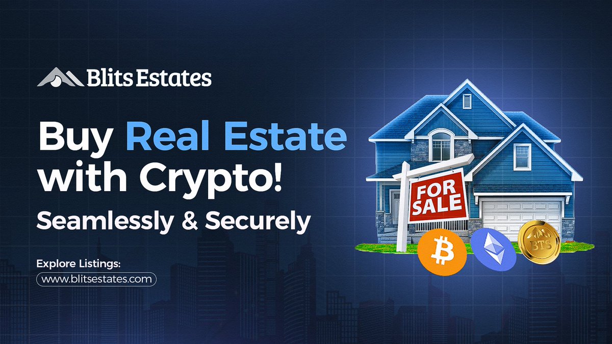 Unlock the Future of RealEstate with Tokenization By #BlitsEstates!  

#RealEstate  tokenization is the process of turning property assets into digital tokens on a blockchain, allowing investors to own fractions of properties. This can make investing more accessible and increase