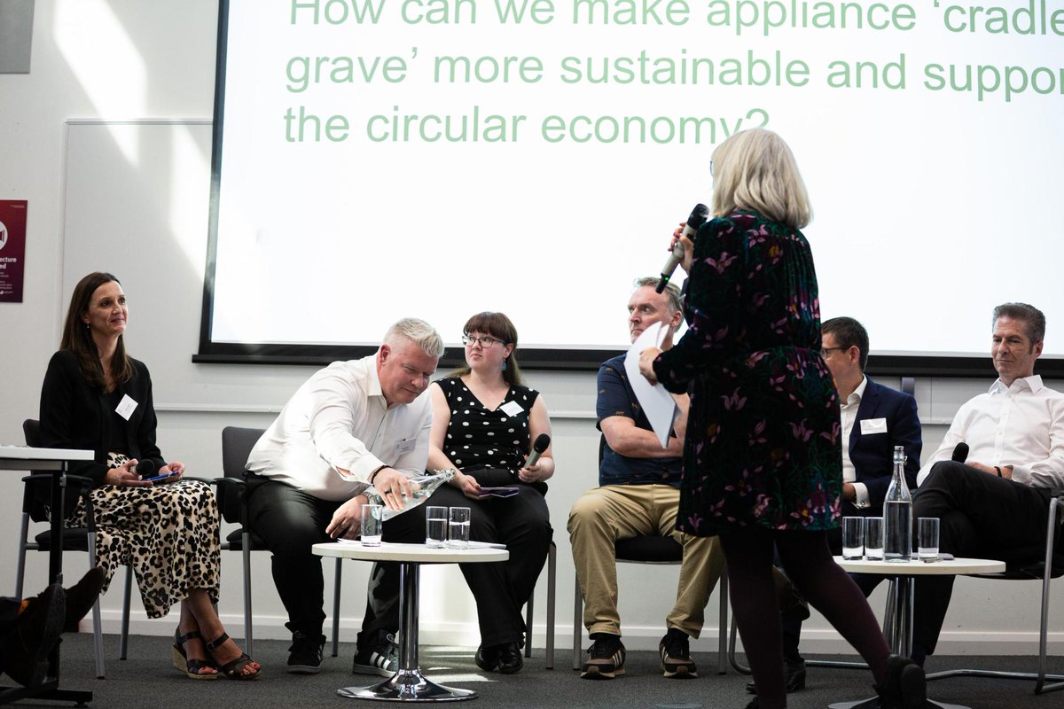 🇬🇧 At the <a href="/AMDEA_UK/">AMDEA</a> Conference, our Senior Environment Policy Director <a href="/KorrinaHegarty/">Korrina Hegarty</a>  joined a panel on how repair is shaping the circular economy.

📌 Focus on Ecodesign &amp; the upcoming Right to Repair: clear, proportionate rules are key.

📄 Full report: