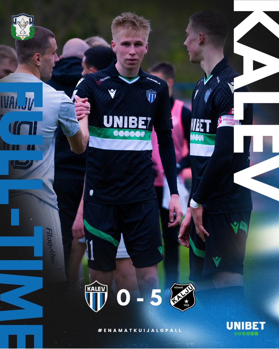 Not our day yesterday as we fall 5-0 to Kalju in the semi final 

We wish Kalju the best of luck in the final