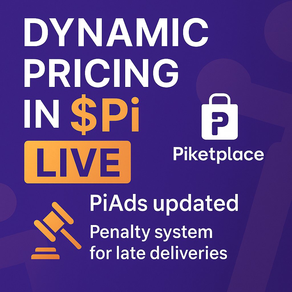 finn_mac_'s tweet photo. Hey Seller, it’s time to update your price tags!

Switch to the new $Pi unit on the Piketplace app today.

It’s simple. It’s smart. Most importantly, it protects you from unexpected losses due to market changes.

Stay protected. Update your prices now
#Piketplace #PiEconomy #pi https://t.co/Z0B8nNgwH5