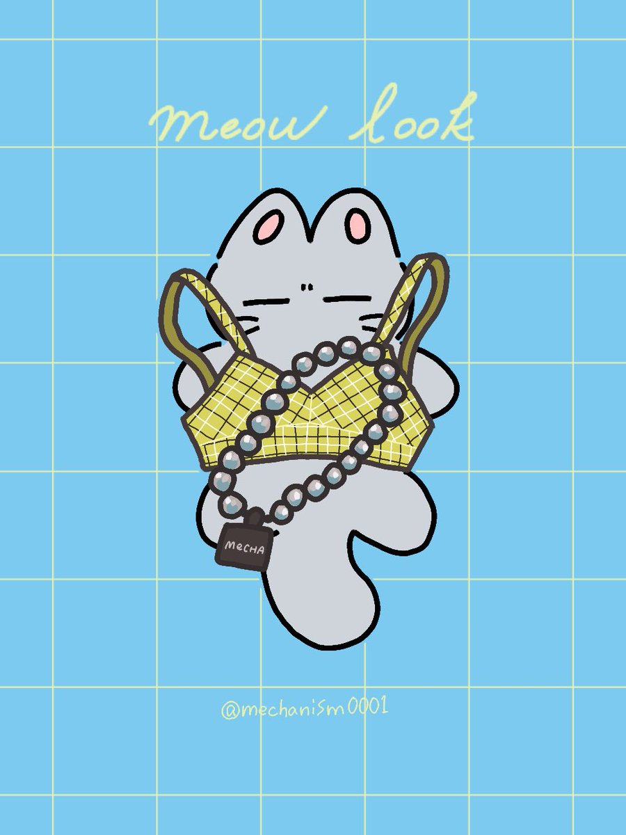 mechanism0001's tweet photo. 似合う〜👏

 #MeowLook https://t.co/4TUv6req5O