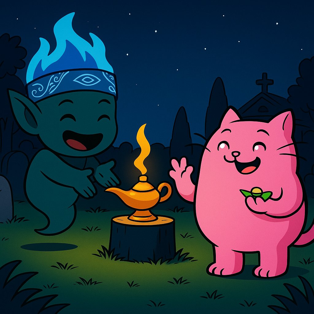 OGTriple Official (@ogtriplemedia) on Twitter photo We pass the lamp to <a href="/meetnippy/">Meet Nippy</a>, inviting their community to awaken the power within.
All of the Frensville ecosystem holders can mint during Phase One (FCFS) of the OGenie mint — May 14, 6PM EST.
Mint: 0.05 ETH | Chain: Ethereum
Mint site: ogenie.ogtriple.com
Join our We pass the lamp to <a href="/meetnippy/">Meet Nippy</a>, inviting their community to awaken the power within.
All of the Frensville ecosystem holders can mint during Phase One (FCFS) of the OGenie mint — May 14, 6PM EST.
Mint: 0.05 ETH | Chain: Ethereum
Mint site: ogenie.ogtriple.com
Join our