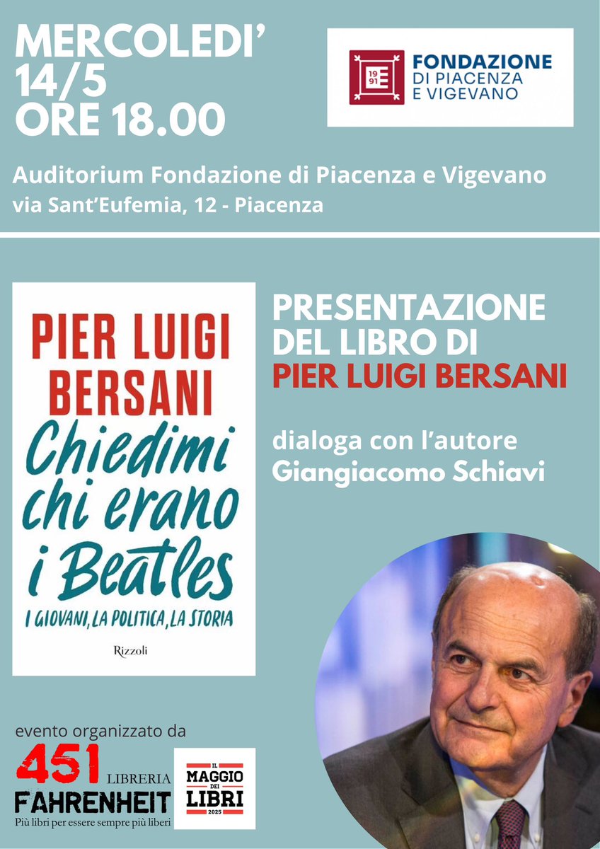 Appuntamenti piacentini di oggi pomeriggio