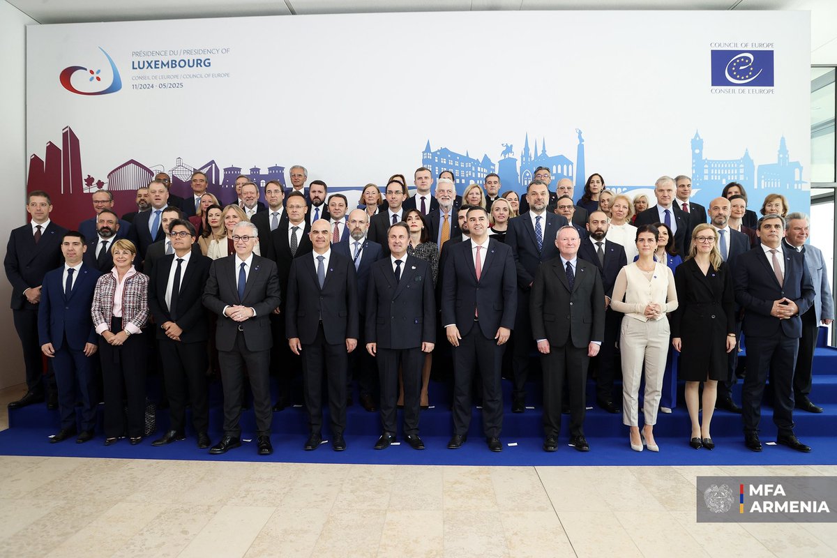 ⤵️ 📸 The family photo of the 134th Session of the Committee of Ministers of the Council of Europe