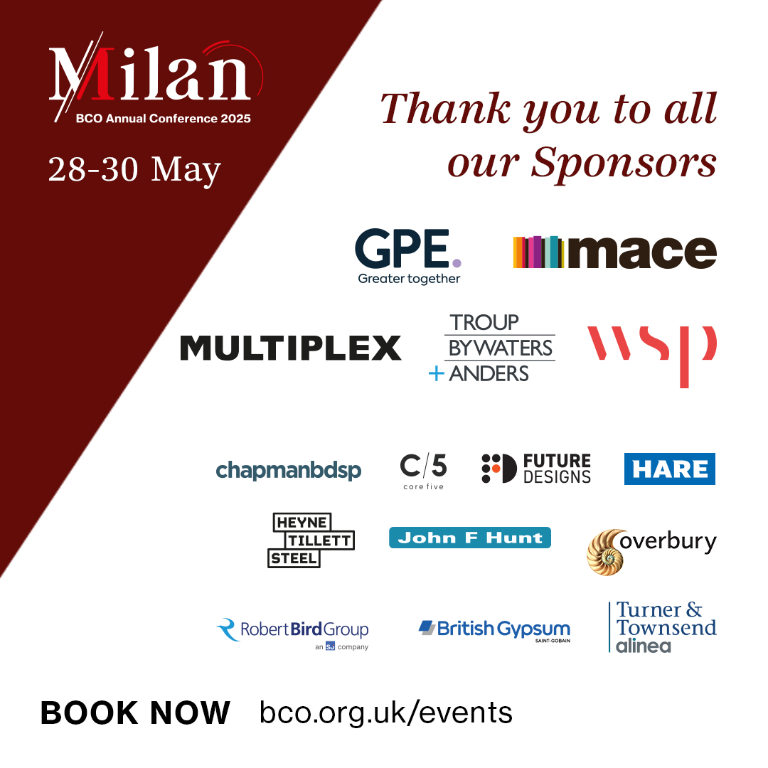 Today we’re thrilled to welcome <a href="/MaceGroup/">Mace</a>  on board as a gold headline sponsor - leaders in shaping the built environment through innovation, construction &amp; consultancy.

There's still time to register! Join industry greats in the debate &amp; discussion: ow.ly/wn1250VSm6q