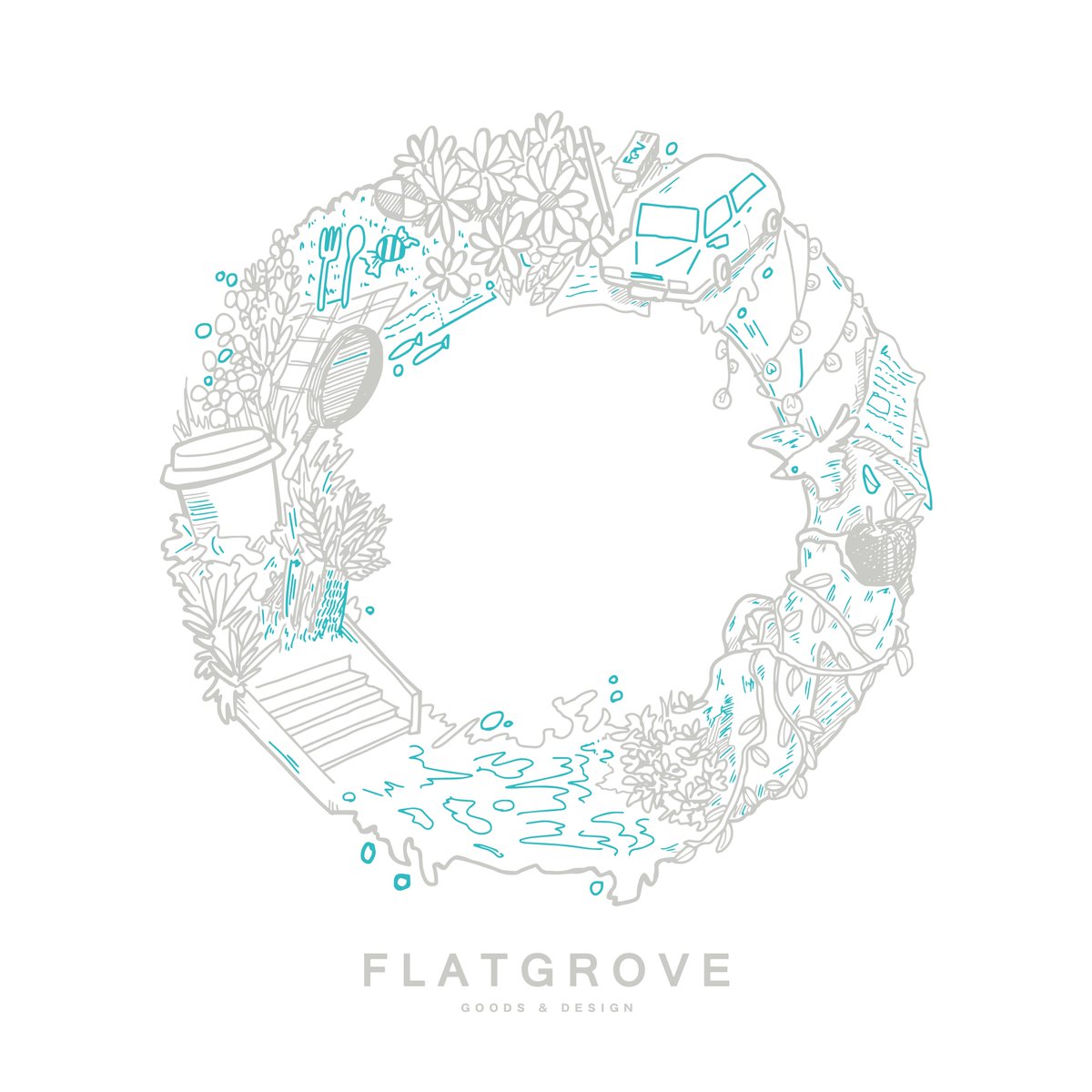 FLATGROVE_JAPAN's tweet photo. ビッグシルエットのロングスリーブ。
生命力と日常をイメージし、リースのフォルムに落とし込みました。
プルオーバーと同じデザインですが、プリントをさらに大きく、存在感を増したバランスになっています。
https://t.co/gR4uNXBZZK
#flatgrove #handmade https://t.co/B1tbypvPi3