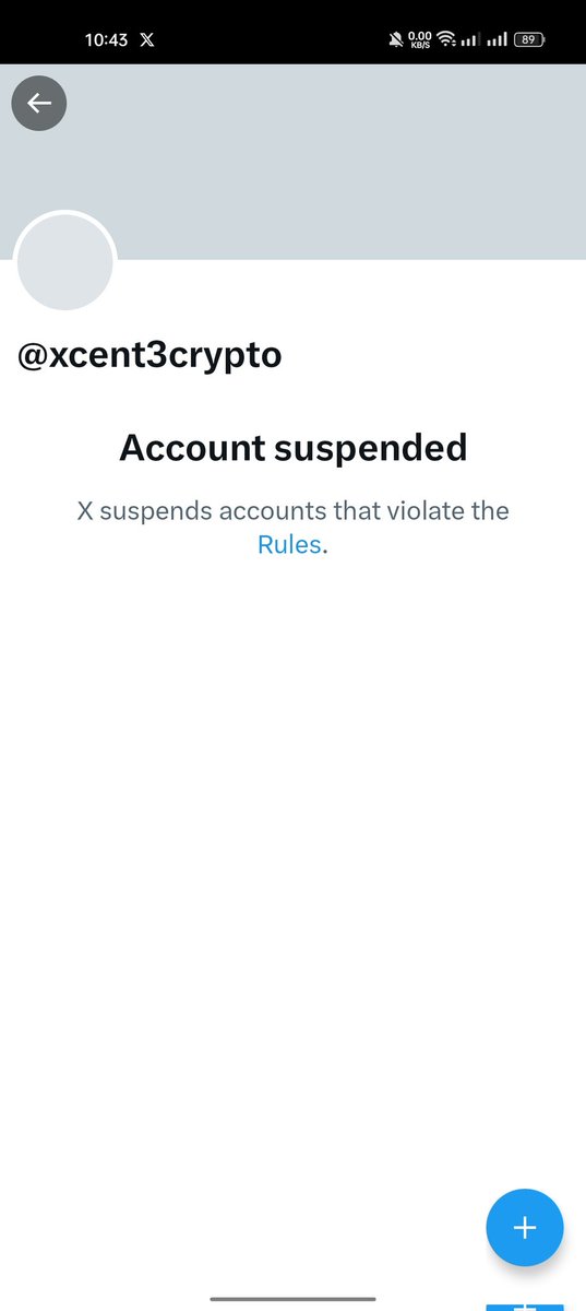 My account has been suspended😲

<a href="/X/">X</a> and <a href="/Support/">Support</a> please look into this and resolve this situation.

<a href="/xcent3crypto/">xcent3crypto (Ø,G) 🧡</a> is a real user