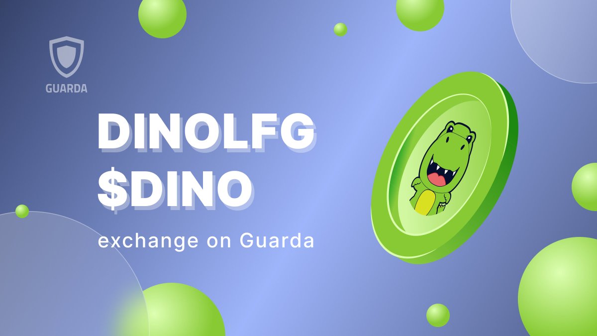 GUARDA 💎 WALLET (@guardawallet) on Twitter photo Swap your $DINO on <a href="/GuardaWallet/">GUARDA 💎 WALLET</a>! 🦖
<a href="/DinoLFG/">Dino LFG Official 🦖</a> is an ERC-20 that combines meme culture with real-world utility, enabling holders to participate in gaming features. 🙌
Swap & buy #DINO quickly at the best rates with ease on Guarda. Start now 🔗 grd.to/ref/dinolfg-wa… Swap your $DINO on <a href="/GuardaWallet/">GUARDA 💎 WALLET</a>! 🦖
<a href="/DinoLFG/">Dino LFG Official 🦖</a> is an ERC-20 that combines meme culture with real-world utility, enabling holders to participate in gaming features. 🙌
Swap & buy #DINO quickly at the best rates with ease on Guarda. Start now 🔗 grd.to/ref/dinolfg-wa…