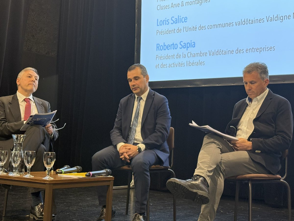Roberto Sapia (Président, Chambre Valdôtaine): « L’attractivité d’un territoire passe aussi par la qualité de vie offerte à ceux qui y travaillent, même temporairement. » #SAISON #SaintGervais