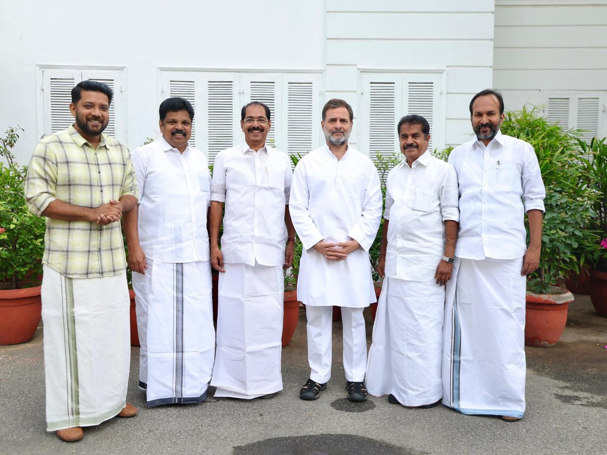 Shafi Parambil (@shafi_parambil_) on Twitter photo We had the opportunity to meet Shri <a href="/RahulGandhi/">Rahul Gandhi</a> today. He extended his blessings and guidance. The Congress-led UDF in Kerala is poised to return with renewed vigor and a clear vision. We had the opportunity to meet Shri <a href="/RahulGandhi/">Rahul Gandhi</a> today. He extended his blessings and guidance. The Congress-led UDF in Kerala is poised to return with renewed vigor and a clear vision.