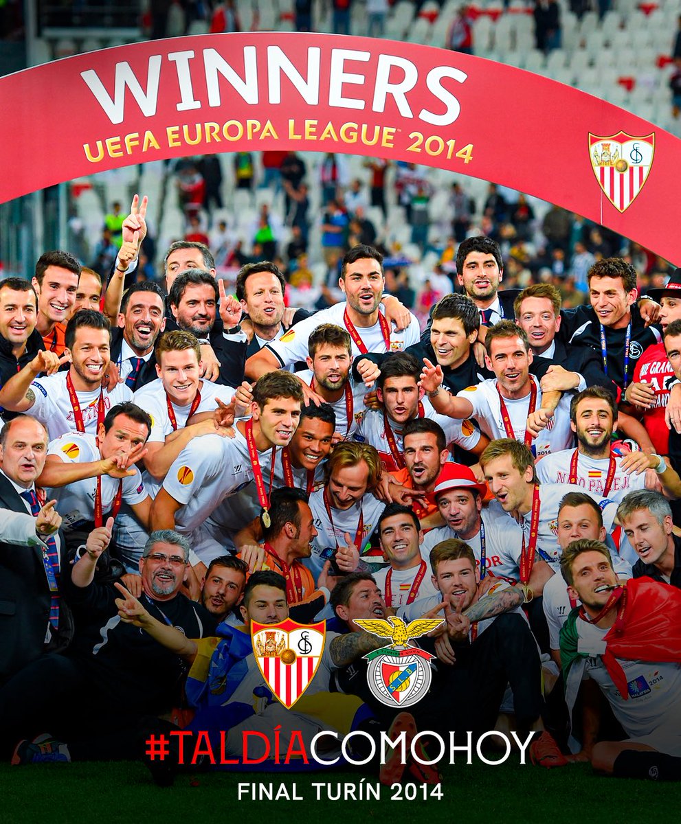 🗓️ #TalDíaComoHoy en 2014… 🏆 

🔙 Se cumplen 11 años de la consecución de la tercera Europa League en Turín 🇮🇹 

#UEL