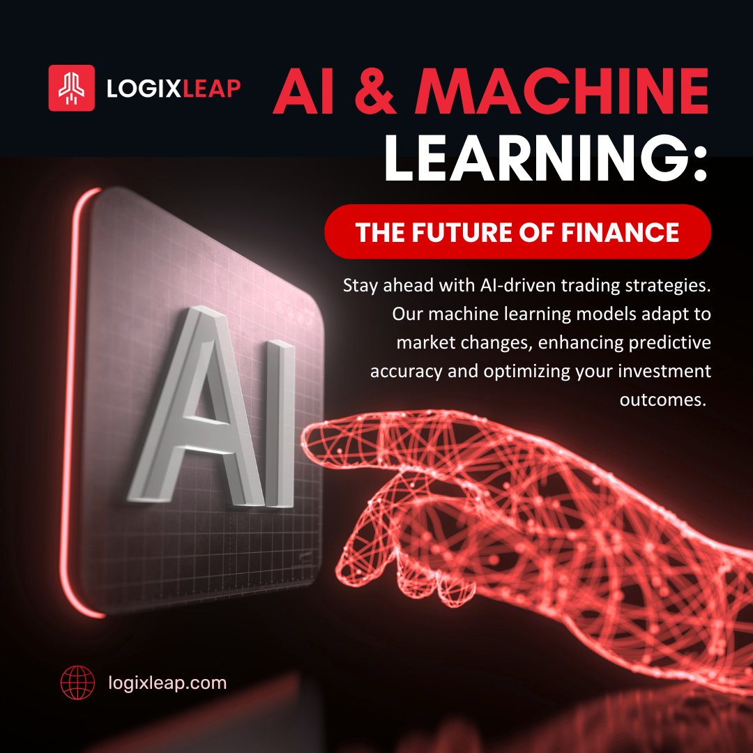 LogixLeap's tweet photo. Stay ahead with Logix Leap. 🚀
Our AI-driven trading strategies use machine learning to adapt to market changes — enhancing predictive accuracy and optimizing your investment outcomes. Smarter trading starts here. 💡📈
#LogixLeap #AIPoweredTrading #SmartInvesting https://t.co/jdMDG3SG6B