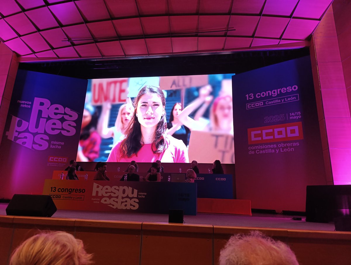 Empieza el XIII #Congreso de <a href="/CCOOCyL/">CCOO Castilla y León</a>