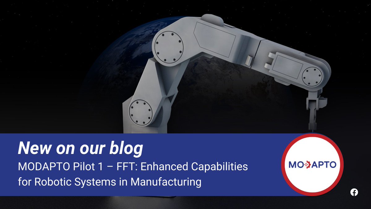 🤖 MODAPTO Pilot 1: Smarter, Sustainable #Robotics

Led by FFT, Pilot 1 optimises spot-welding &amp; roller hemming with energy-efficient robots powered by #DigitalTwins. 

See how #MODAPTO_eu is transforming #manufacturing 📽️ modapto.eu/modapto-pilot-…