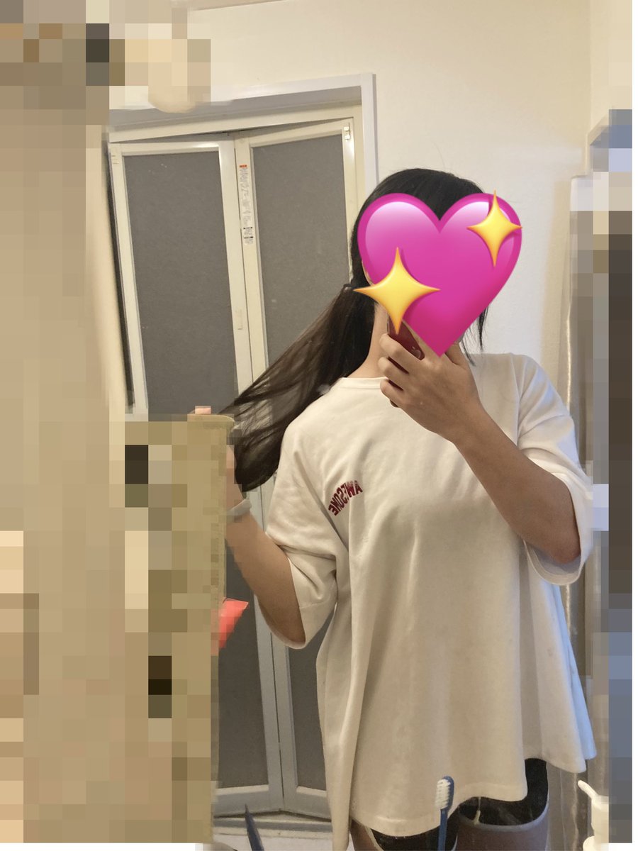 早くこれくらいまで髪伸ばしたい😭😭
これはエクステ！
#女装 #femboy #伪娘