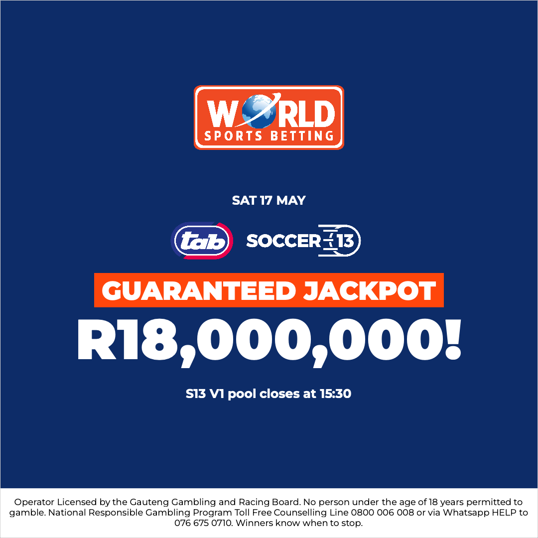 WorldSportsBet's tweet image. Soccer 13 is sitting at a HUGE R18 MILLION this weekend!

And you can now bet directly into the Soccer TOTE pools from your WSB account!

⚽ Direct TOTE Access
⚽ Seamless Betting
⚽ Big Pool, Big Potential!

📲 Bet Now: ow.ly/ZBAo50VtXM7

#WSB #Soccer13 #BetWithTheBest