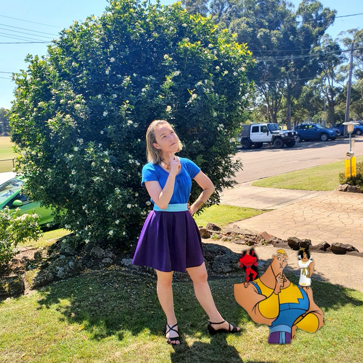 trying to get back into a regular routine of posting, so heres a throwback to a disneybound that i really love how it turned out 

#disneybound #emperorsnewgroove #kronk #disneygirl
