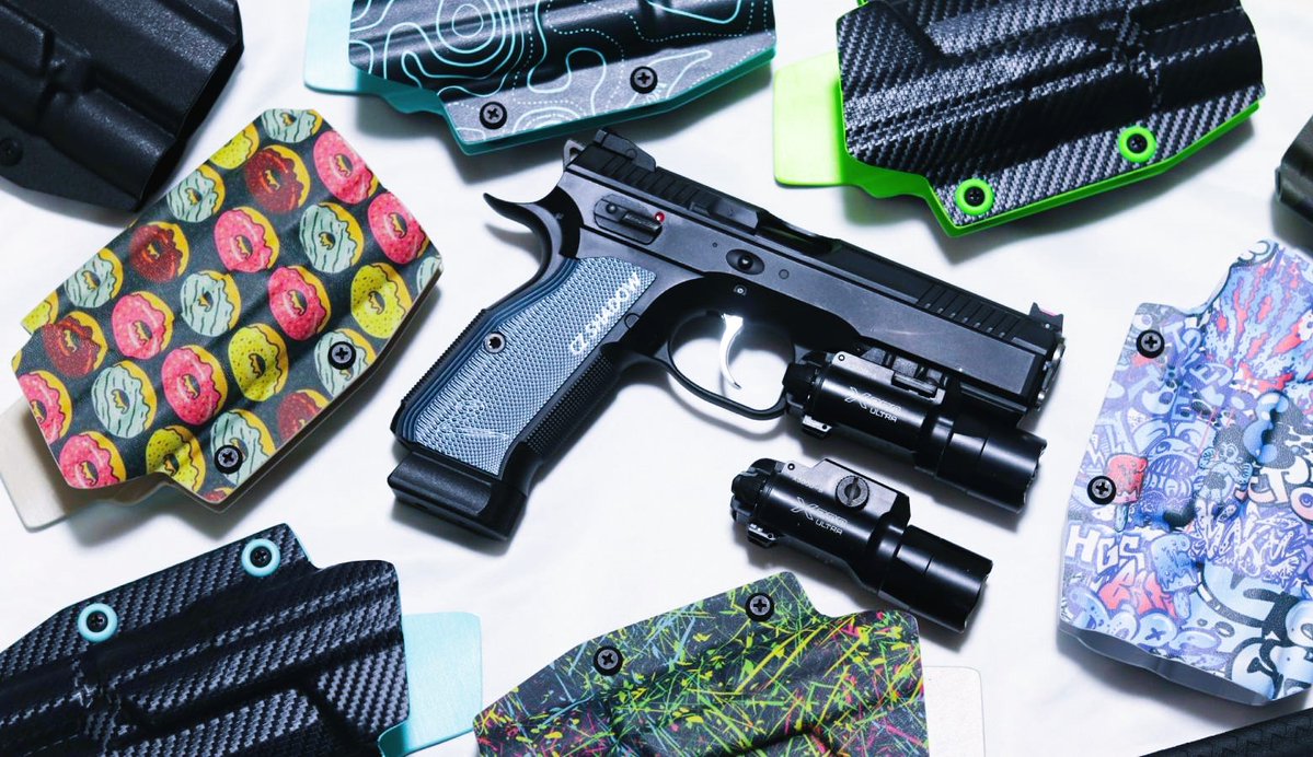 rokunanago675's tweet photo. こんばんは、六七五です。
Cz P-09 + X300U ライト専用 ホルスター 各色再出品!
Cz Shadow-2 用も出品しています。
https://t.co/2Sirde8xyC
その他のX300Uライト対応カイデックスホルスターや
X300U-A/Bライトも取り扱いございます🙇
#p09 #shadow2 #サバゲー https://t.co/Lpu33yE278