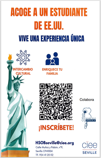 Nuestro Colegio se une a CIEE Seville en un enriquecedor programa de intercambio cultural. A partir del próximo curso, estudiantes estadounidenses tendrán la oportunidad de integrarse en nuestra comunidad educativa, compartiendo experiencias y aprendiendo mutuamente.