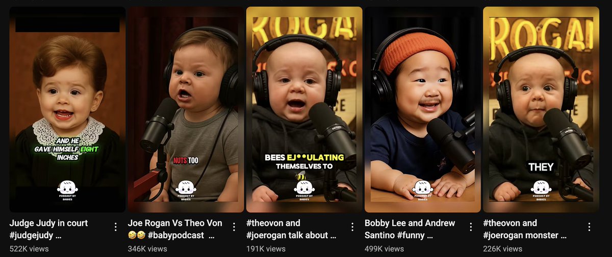 gunriva's tweet image. Paying my tuition with AI babies
Generated in minutes and going viral
Look at these shorts, how many views they are pulling
If u want to start making easy money
Comment "BABY" retweet and like (must be following) and you will receive my guide