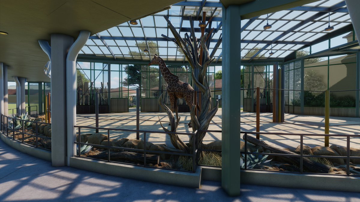 Pacha Kamak (@pacha_camac) on Twitter photo After 5 days, 8 hours of footage and 45 mins of voiceover, I can finally show you the modern giraffe house of Edelwald in <a href="/PlanetZooGame/">Planet Zoo</a> ! Truely my biggest build so far!🦒
youtu.be/g--HqENANWU
#planetzoo #planetzoogame After 5 days, 8 hours of footage and 45 mins of voiceover, I can finally show you the modern giraffe house of Edelwald in <a href="/PlanetZooGame/">Planet Zoo</a> ! Truely my biggest build so far!🦒
youtu.be/g--HqENANWU
#planetzoo #planetzoogame