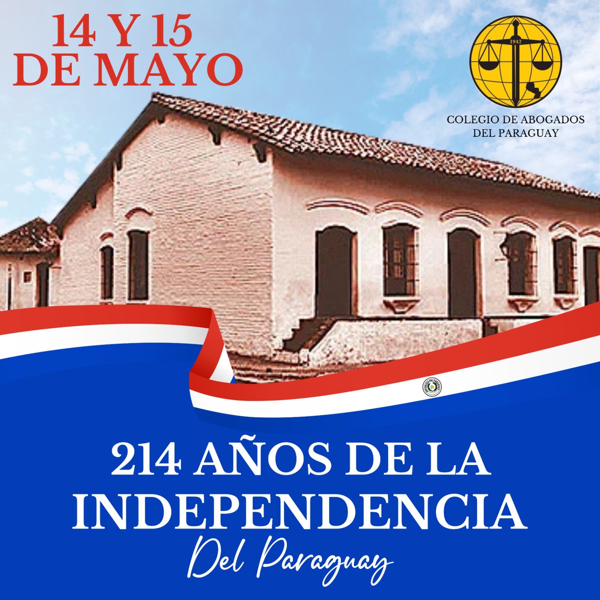 CAP_py's tweet image. ¡Viva la República del Paraguay!