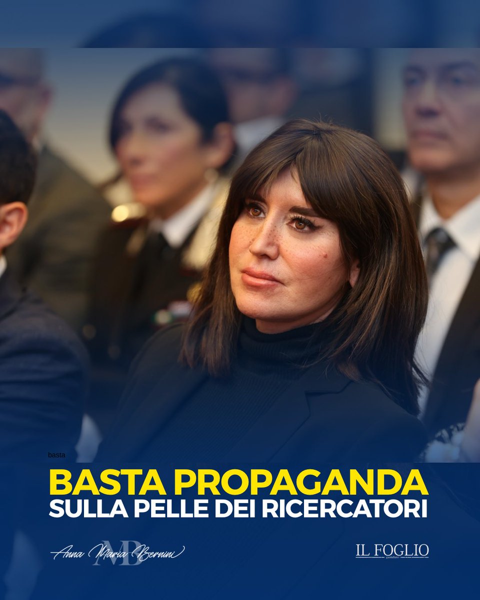 Anna Maria Bernini 🇮🇹 (@berniniam) on Twitter photo Se i ricercatori italiani sono capitale umano e non capitale politico, è il momento di affrontare seriamente la questione del loro inquadramento professionale. Quello che rinnovo è un appello alle forze politiche e sindacali del paese: basta propaganda sulla pelle dei Se i ricercatori italiani sono capitale umano e non capitale politico, è il momento di affrontare seriamente la questione del loro inquadramento professionale. Quello che rinnovo è un appello alle forze politiche e sindacali del paese: basta propaganda sulla pelle dei