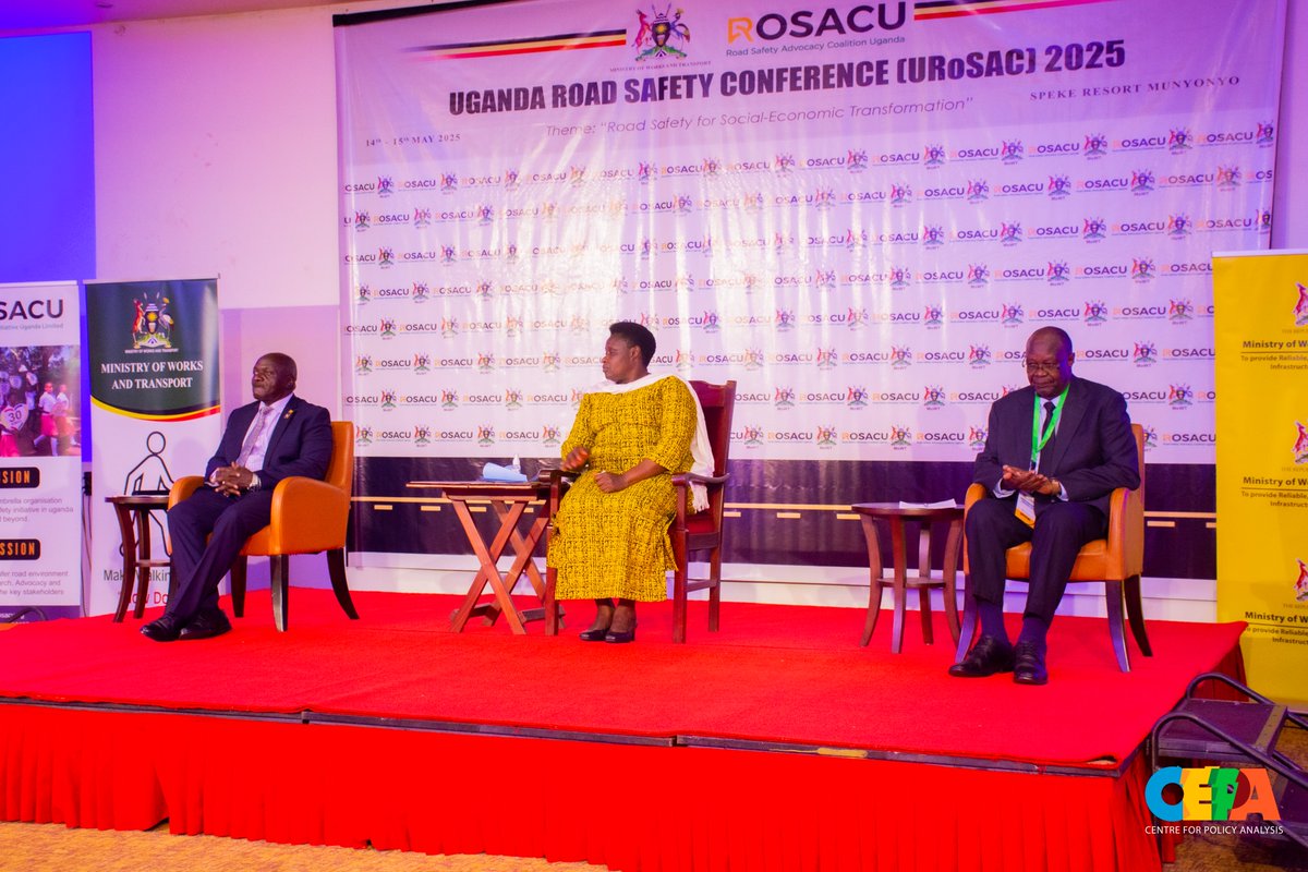 Uganda Road Safety Conference happening now at speak resort Munyonyo under the theme "Road Safety for social-Economic Transformation and her Excellency, the Vice President of Uganda is the guest of the ceremony  <a href="/centre4policy/">CEPA</a>