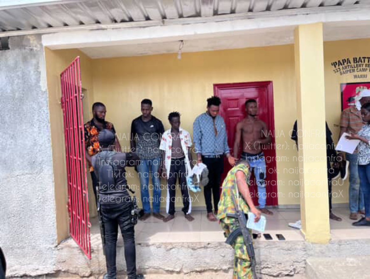 Naija Confra is seriously investigating a case from April 2024 directly involving Ese Kakor (Ring Light Kpoi), where Aye/Black Ax€/NBM cultists (pictured) were reportedly sent to the Warri Refinery Depot to cause havoc. In this case, Ese Kakor reportedly used cultists in a plot