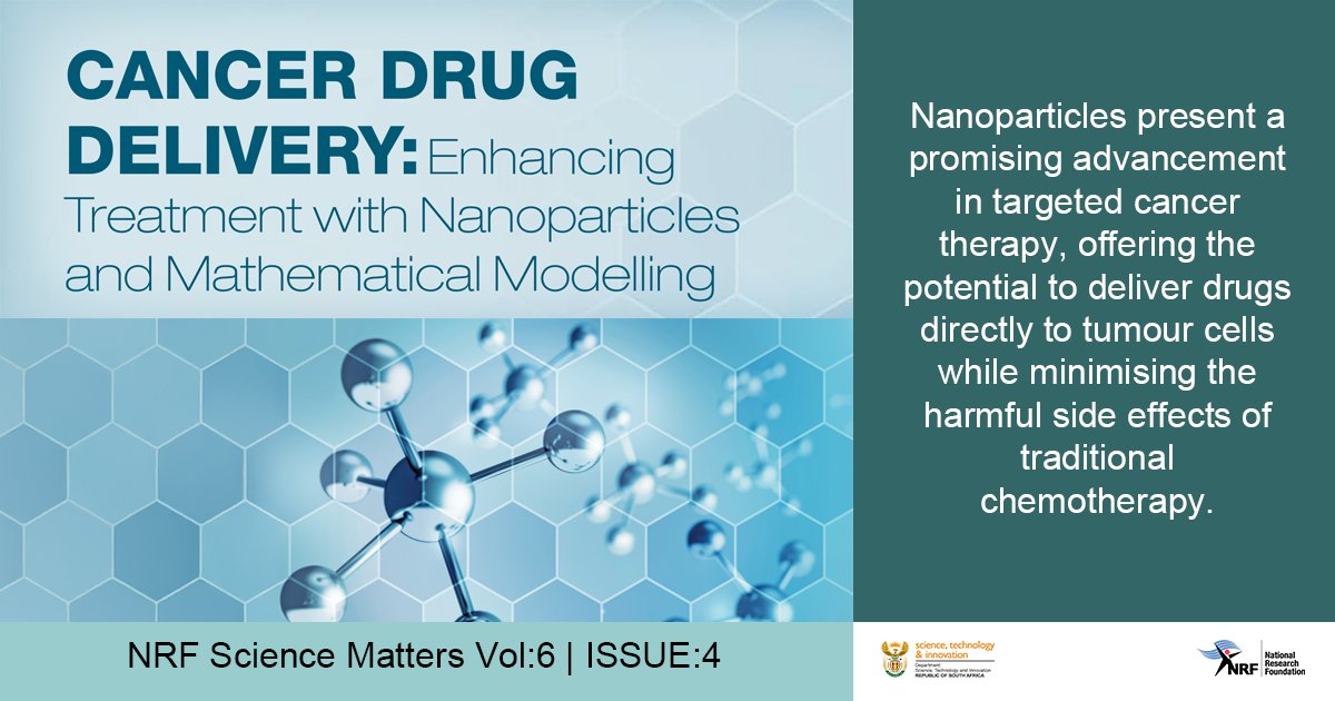 NRF_News's tweet image. #NRFScienceMatters | A research study funded by NRF explored the role of nanoparticles in cancer drug delivery, with a particular focus on how mathematical modelling can be used to enhance treatment precision. 

Full article here: nrf.ac.za/science-matter…