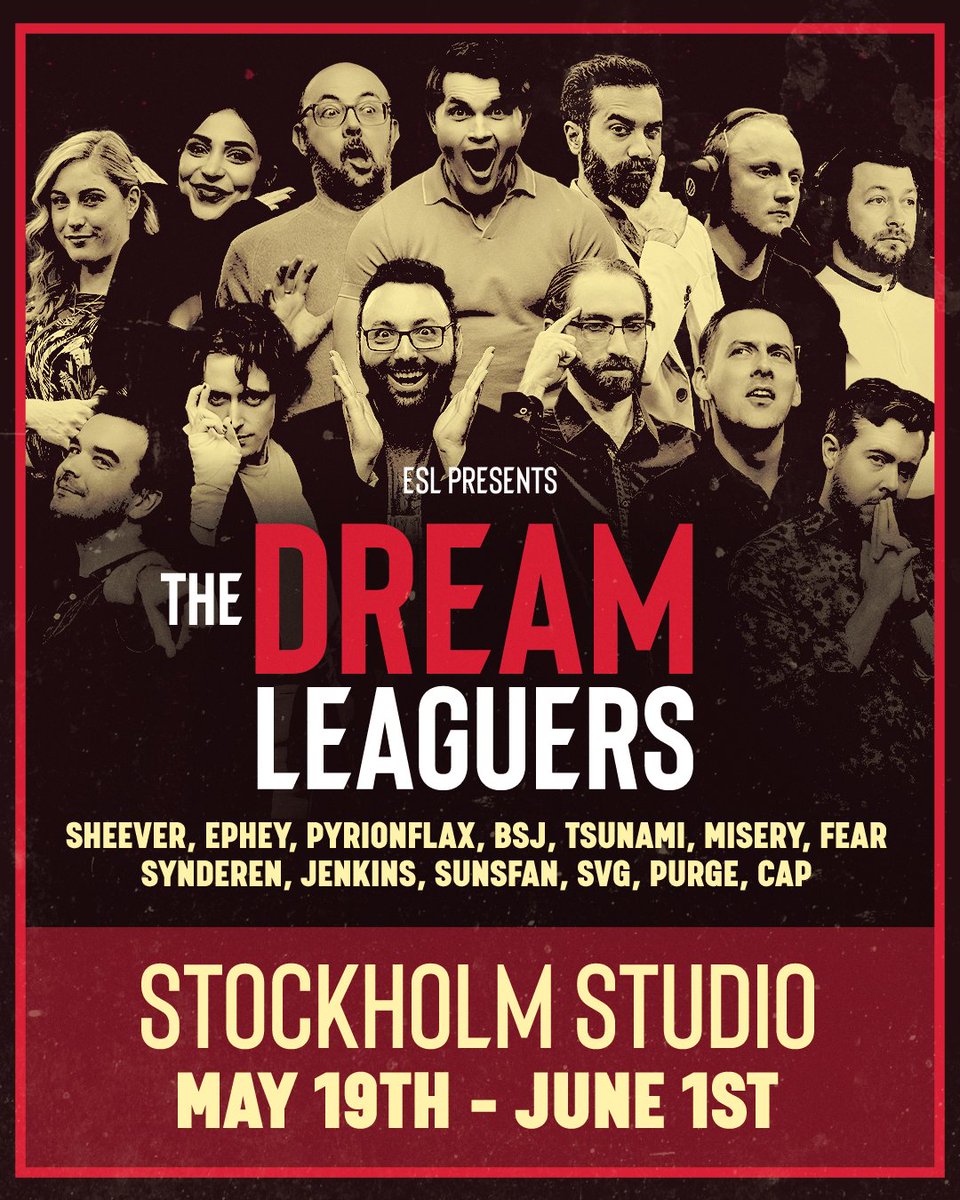 ESL Dota2 (@esldota2) on Twitter photo We are proud to present our headline act for #DreamLeague Season 26! 🎺 🎶 🎷
Welcome <a href="/SheeverGaming/">Sheever</a>, <a href="/EpheyDota/">Mira 🍉</a>, <a href="/PyrionFlax/">PyrionFlax</a>, <a href="/BananaSlamJamma/">BSJ</a>, <a href="/tsunami643/">tsunami</a>, <a href="/MiSeRyDOTA/">Rasmus Filipsen</a>, <a href="/FearDotA/">Clinton Loomis</a>, <a href="/syndereNDota/">Troels Nielsen</a>, <a href="/JenkinsDota/">Jenkins</a>, <a href="/SUNSfanTV/">SUNSfan</a>, <a href="/SVGDota/">Avery</a>, <a href="/PurgeGamers/">Purge - Kevin Godec</a> and <a href="/CapCasts/">Cap</a>! 👏 We are proud to present our headline act for #DreamLeague Season 26! 🎺 🎶 🎷
Welcome <a href="/SheeverGaming/">Sheever</a>, <a href="/EpheyDota/">Mira 🍉</a>, <a href="/PyrionFlax/">PyrionFlax</a>, <a href="/BananaSlamJamma/">BSJ</a>, <a href="/tsunami643/">tsunami</a>, <a href="/MiSeRyDOTA/">Rasmus Filipsen</a>, <a href="/FearDotA/">Clinton Loomis</a>, <a href="/syndereNDota/">Troels Nielsen</a>, <a href="/JenkinsDota/">Jenkins</a>, <a href="/SUNSfanTV/">SUNSfan</a>, <a href="/SVGDota/">Avery</a>, <a href="/PurgeGamers/">Purge - Kevin Godec</a> and <a href="/CapCasts/">Cap</a>! 👏