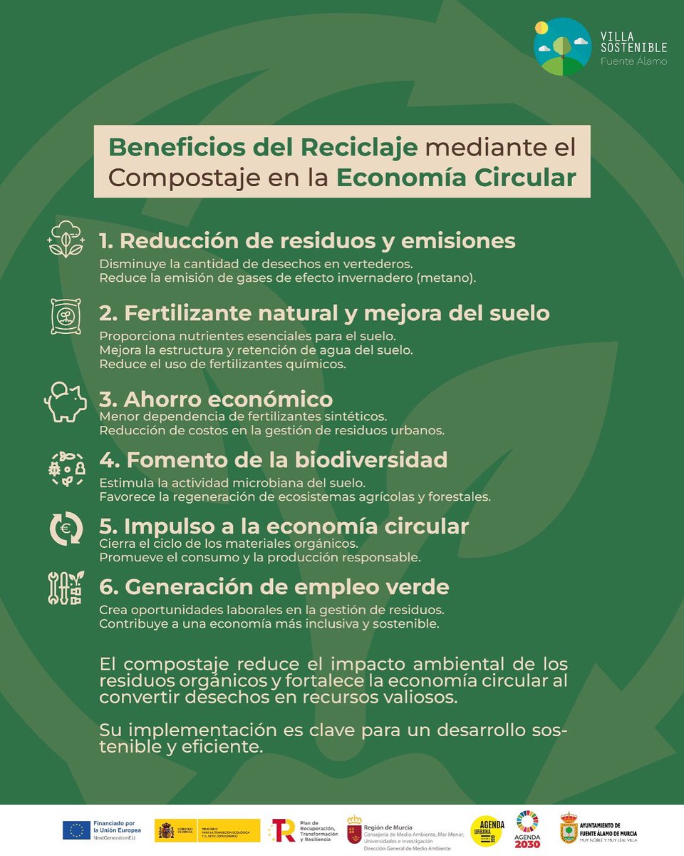 🟤♻️ ¡Fuente Álamo se suma al contenedor marrón! 🌍🍃

Ahora puedes separar los residuos orgánicos en el quinto contenedor para que tengan una segunda vida. Pequeños gestos, grandes cambios. 💚♻️

Descubre más 👉 biorresiduosfuentealamo.es

#LosRestosOrgánicosCreanVida
